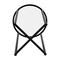 Flash Furniture Round Glass End Table with Matte Black Frame NAN-JH-1786ET-BK-GG - alternate 7